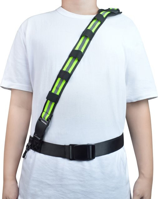 YNIBST Walkie Talkie Holster mit verstellbarem Schultergurt und Hüftgurt, Radio Tasche in Schwarz - Bild 1