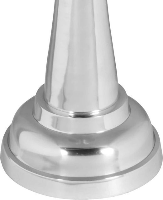 Finebuy Schachfigur Dekoration aus Aluminium in modernem Design, polierte Skulptur XXL, Höhe: 60 cm - Bild 1