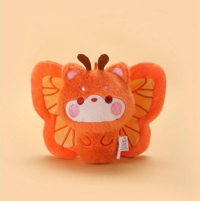 Yiran toy Traumhafter Schmetterling, Plüschtier, 20cm, Orange - Bild 1