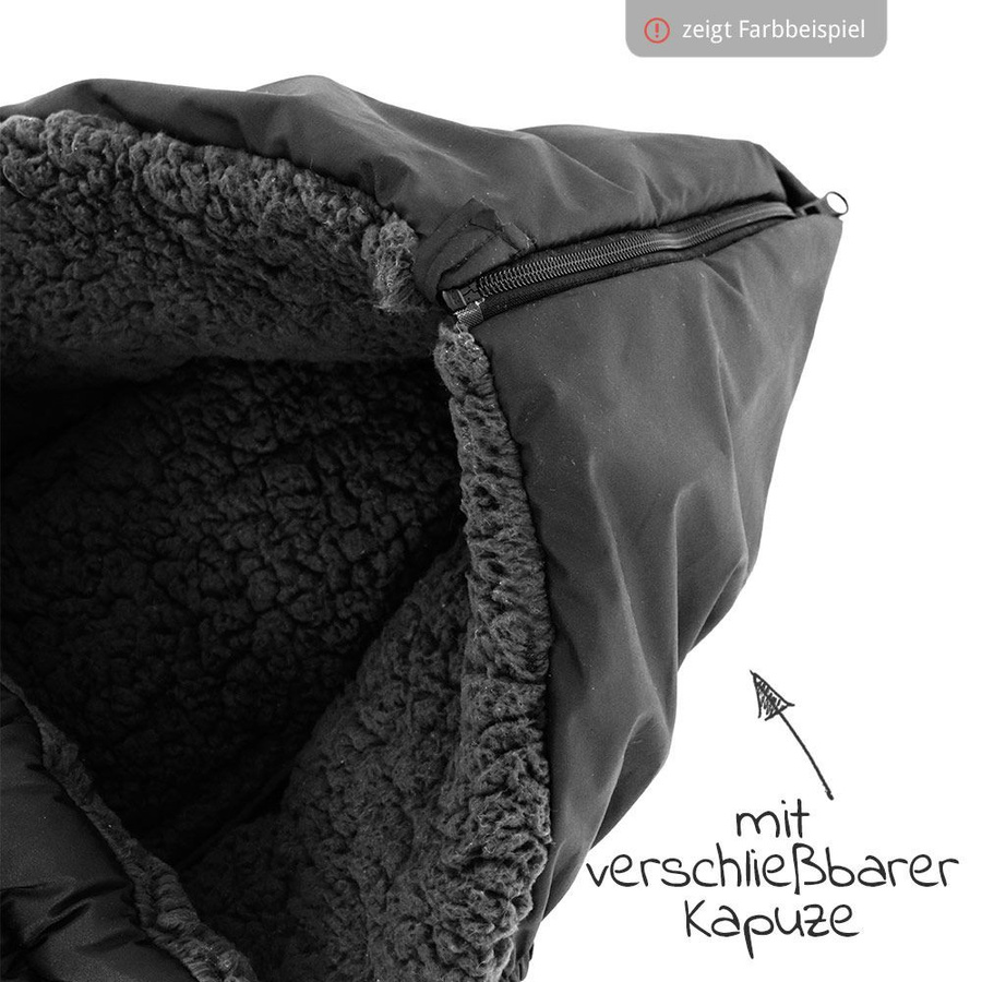 Kaiser Thermo-Sherpa-Fleece Fußsack XL Too in Anthracite - Bild 3