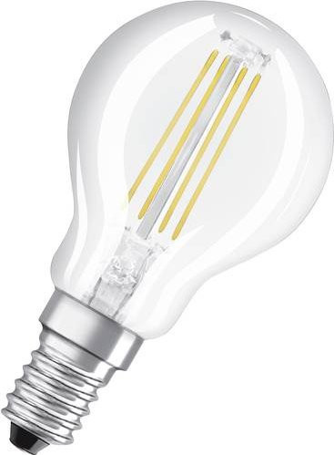 Osram LED Leuchtmittel E14 Tropfenform Warmweiß Transparent - Bild 1