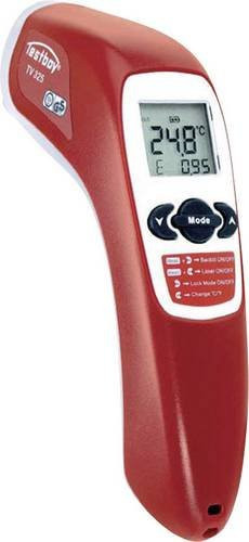 TESTBOY Infrarotthermometer TV 325 in Rot mit Messbereich bis 500 Grad Celsius und einer Genauigkeit von ±2 Grad Celsius - Bild 1
