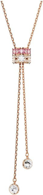 Swarovski Halskette, Connexus Y-förmiger Kristall Anhänger, Roségold, Damen - Bild 1