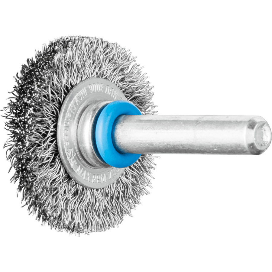 PFERD TOOLS POS Rundbürste ungezopft aus Edelstahl-Draht, Farbe Silber, Durchmesser: 30 mm, Breite: 6 mm, Schaft-Durchmesser: 6 mm, Draht-Durchmesser: 0,20 mm - Bild 1