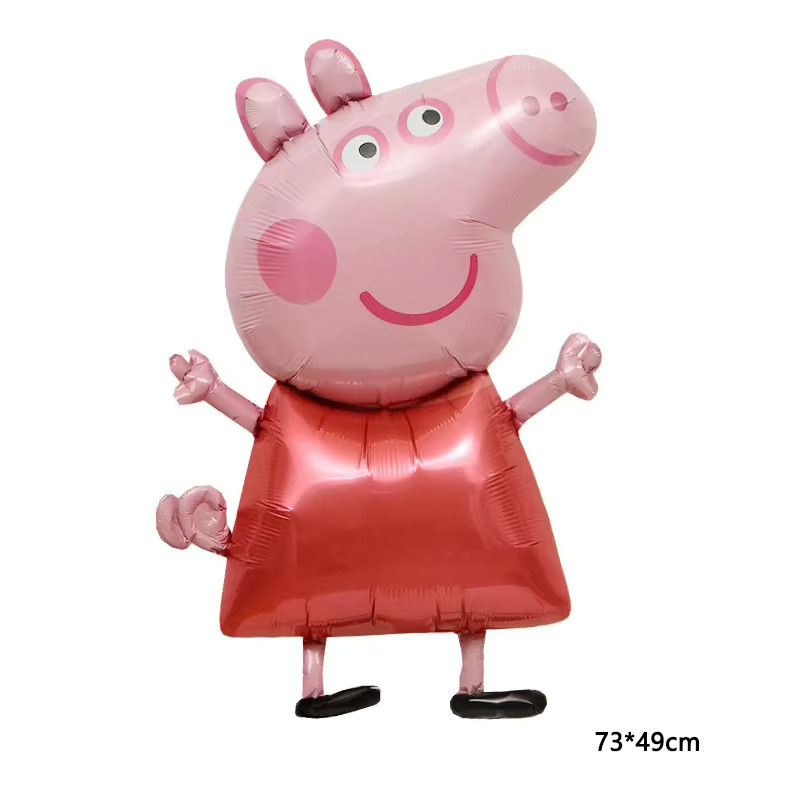 Hasbro Peppa Pig Geburtstagsballon-Arrangement mit Peppa, George und Suzy Sheep Folienballons und Glitzer-Mylar-Akzenten zur Tischdekoration für Kinder - Bild 2