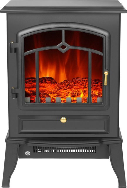 El Fuego Elektrokamin Schwarz mit 2 kW Heizung - Bild 1