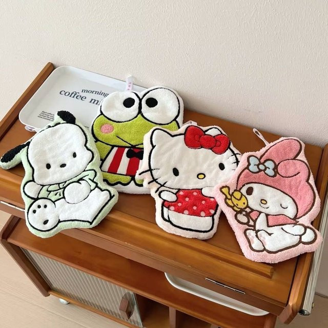 52TOYS My Melody Pochacco Handtuch aus wasserabsorbierendem Korallenvlies in Multicolour für Kinder - Bild 1