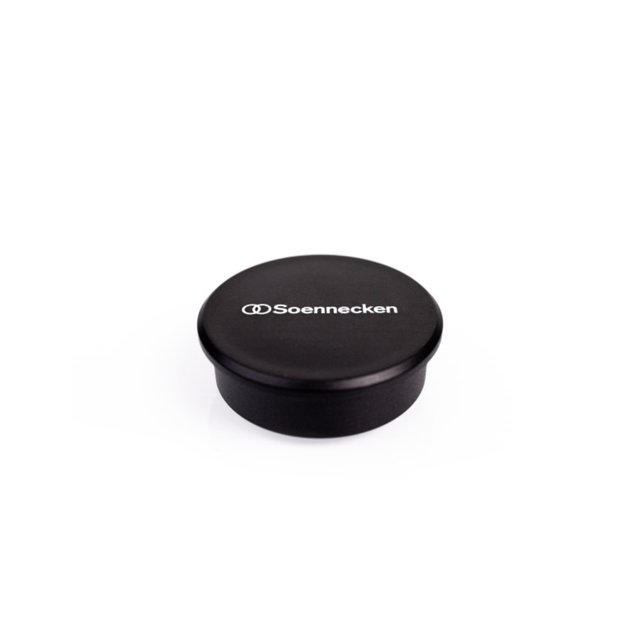Soennecken Magnet rund in Schwarz aus Metall, Durchmesser: 3,8 cm, Gewicht: 2,5 kg - Bild 2