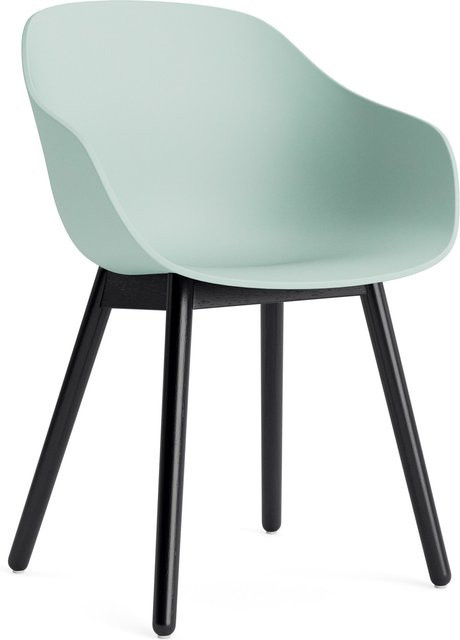 HAY About A Chair AAC 212 Armlehnenstuhl in Grün mit Holzgestell und mattem Finish im organischen Design - Bild 1