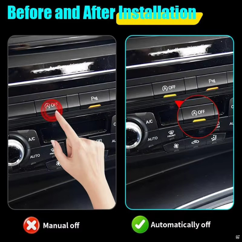 Auto Start-Stop Eliminator für Audi Q7 4M 2016-2019 in Schwarz - Bild 3