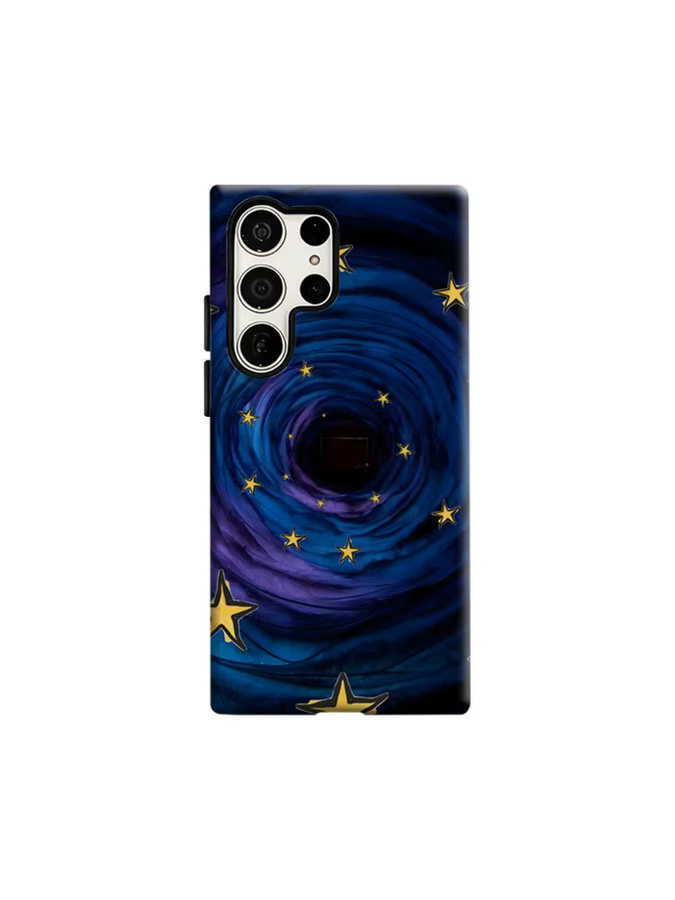 Potdemiel Sternenwirbel-Tunnel Handyhülle für Samsung Galaxy S26 S25 Ultra S24 S23 Ultra Plus Stoßfeste Doppelschicht Robuste Rückabdeckung in Multicolour - Bild 6