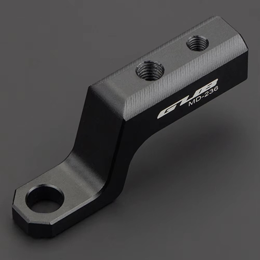 Motorrad und Fahrrad Handyhalterung aus Aluminiumlegierung in Schwarz zur Montage am Lenker oder Rückspiegel - Bild 4