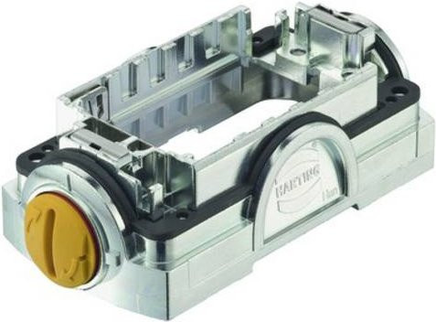 Harting Trägergehäuse Druckknopf aus Kunststoff in Multicolour 11126000110 - Bild 1
