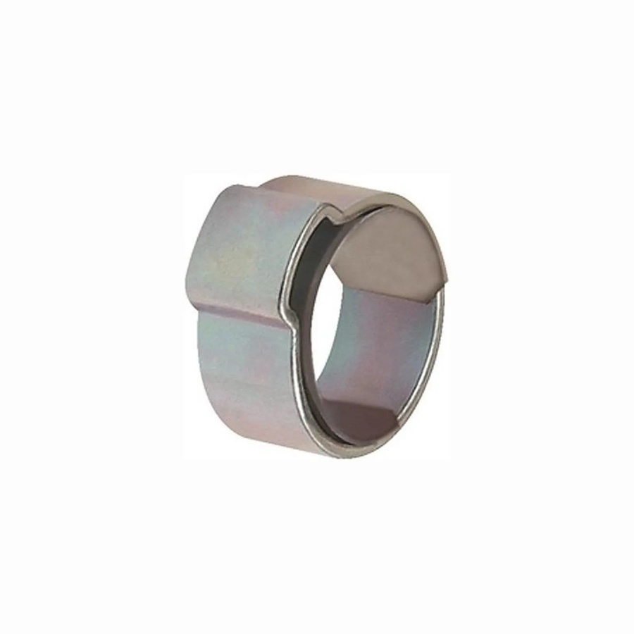 Riegler Schlauchklemme 1 Ohr aus Stahl glanzverzinkt Silber Spannbereich 10 bis 12,5 mm - Bild 2