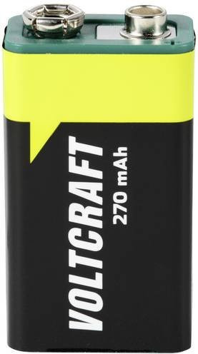 Voltcraft Endurance 9V Block-Akku NiMH 270 mAh Gelb - Bild 1