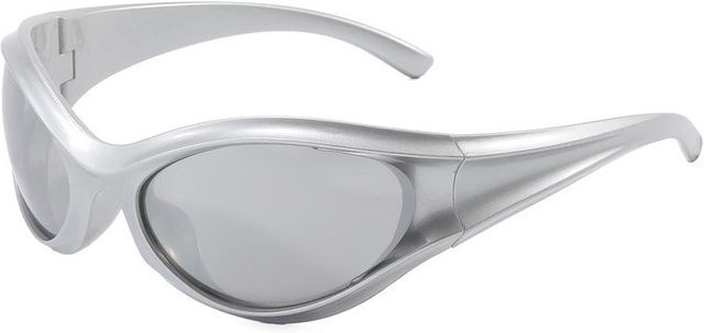 Dote Sonnenbrille, Unisex, Vollrand, Plastic, Silver, Wrap - Bild 1