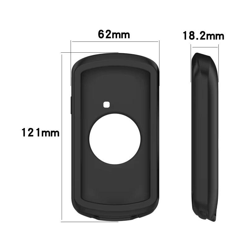 Silikonhülle für Garmin Edge 1040 Fahrradcomputer in Orange als Stoßschutz und Staubschutz - Bild 5