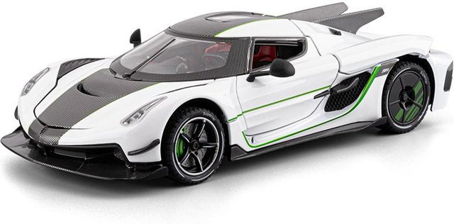 Linyi Jesko Absolut Supersportwagen, Druckgussmodellauto, 1:24, Metall, ab 14 Jahren - Bild 1