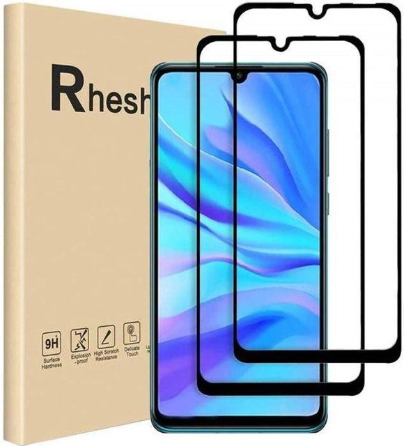 RASENA Schutzfolie für Huawei P30 Lite, 2er Pack, gehärtetes Glas 9H, transparent - Bild 1