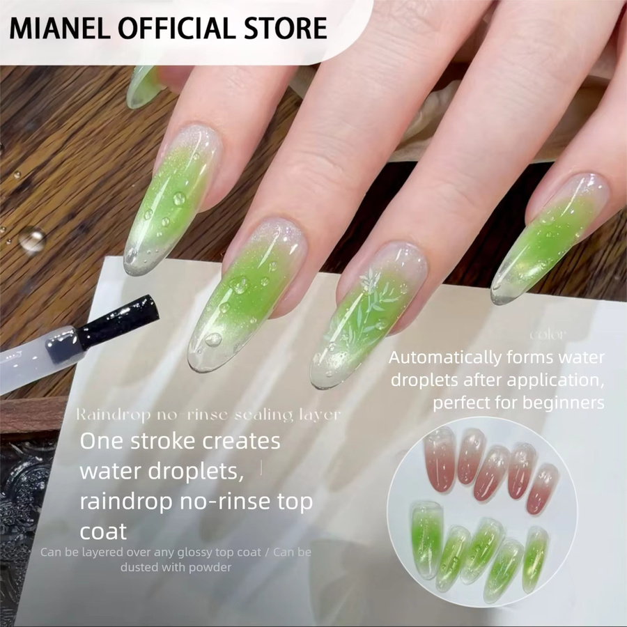 MIANEL Top Coat Gel, Klares Nagelgel, Glänzend, 10 ml - Bild 2
