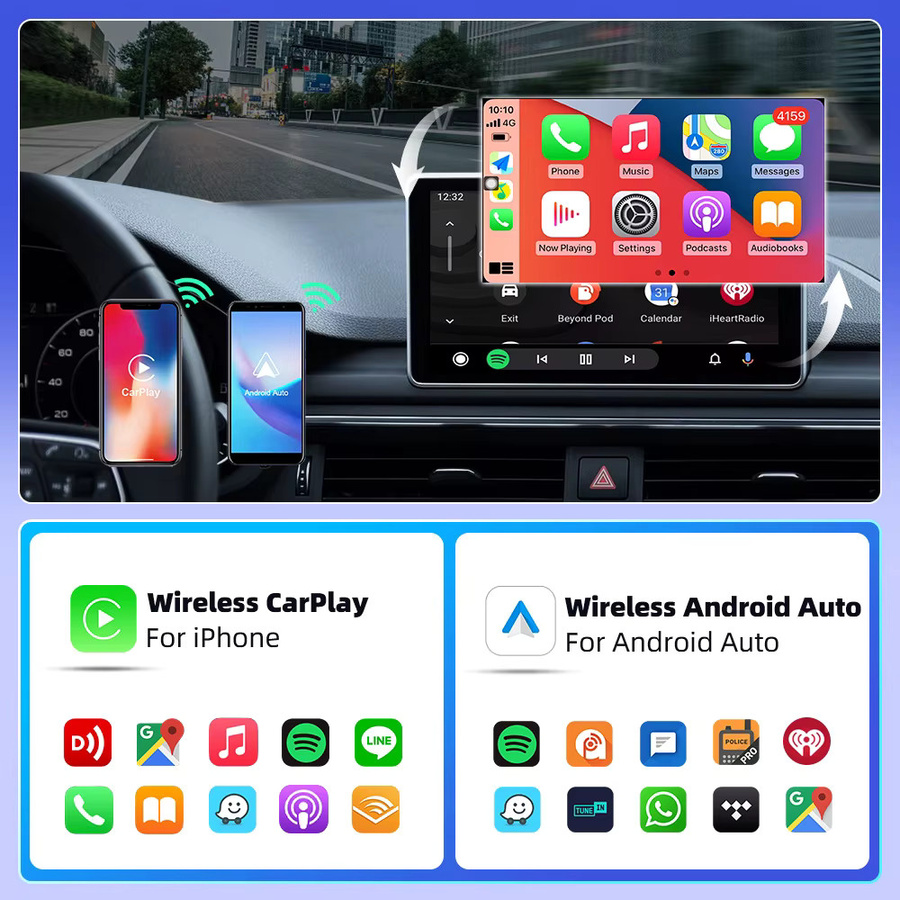 Kabelloser CarPlay und Android Auto Adapter Smart Mini Box Plug-and-Play für Nissan - Bild 6