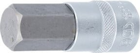 BGS Bit-Einsatz 4295 in Silber, Länge: 70 mm, Antrieb: 12,5 mm (1/2 Zoll) Innenvierkant, Innensechskant: 22 mm - Bild 1
