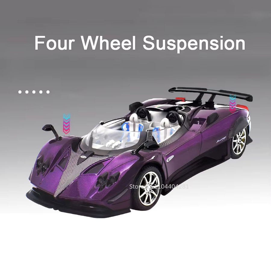 MAKEDA Pagani Zonta HP Huayra, Spielzeug Miniatur Auto, 1:24, mit Licht und Sound - Bild 2