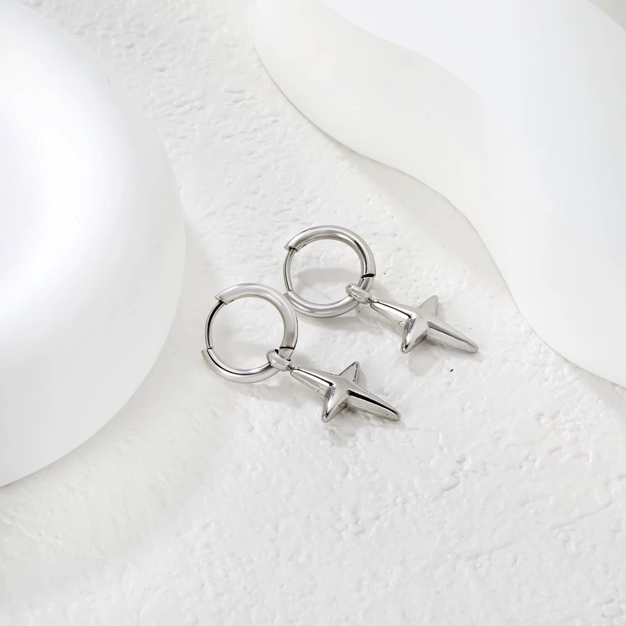 LUXUKISSKIDS Anhänger-Ohrringe, Silber, Unisex - Bild 1
