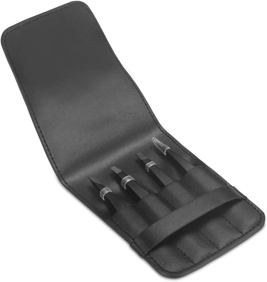 CALIYI Pinzetten-Set, 4-teilig, Edelstahl, Unisex - Bild 6