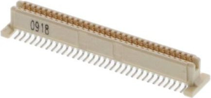 Molex Mezzanine-Steckverbinder 64-polig in Beige mit Goldkontakten auf einer Full Reel - Bild 1