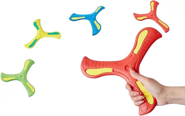 Flugscheibe Weicher EVA-Bumerang, Outdoor-Sport, Rot, Bunt / Mehrfarbig - Bild 1