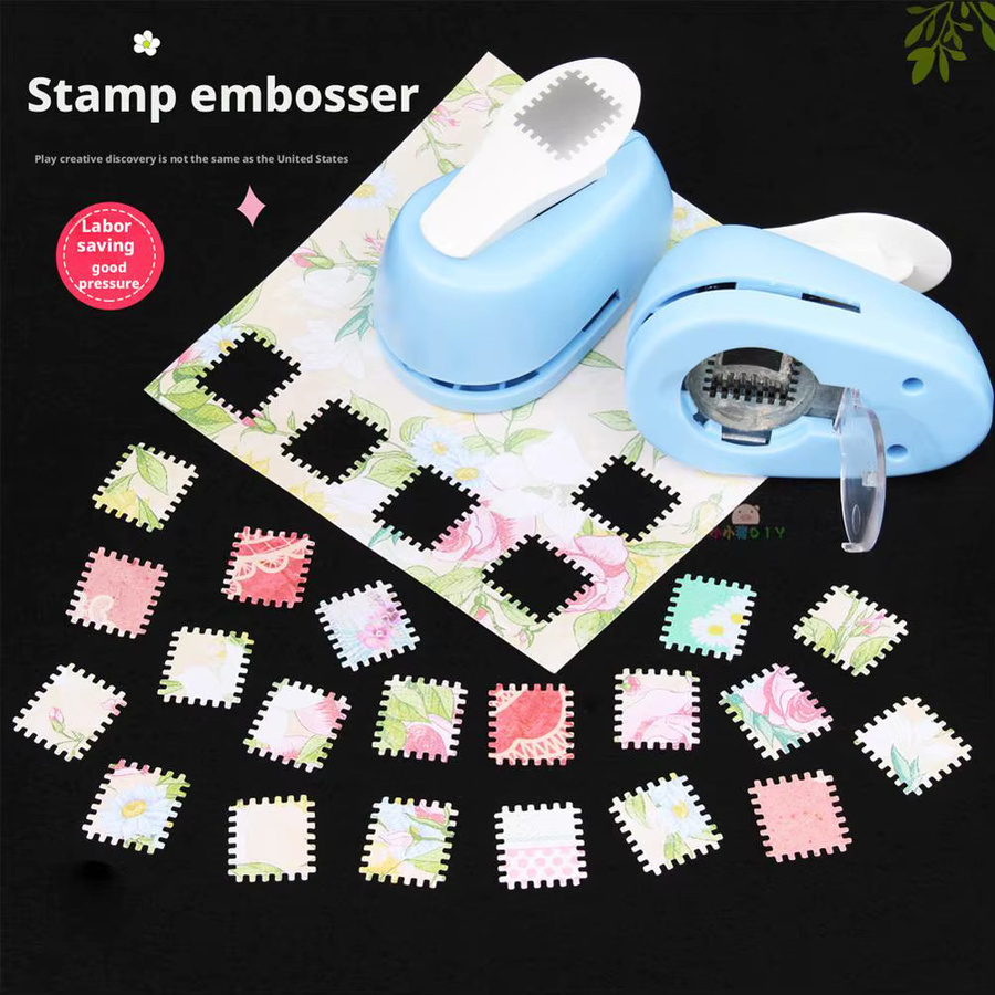 DIY Eva Foam Maker und Papier Locher in Blau für Scrapbooking und Bastelarbeiten - Bild 1