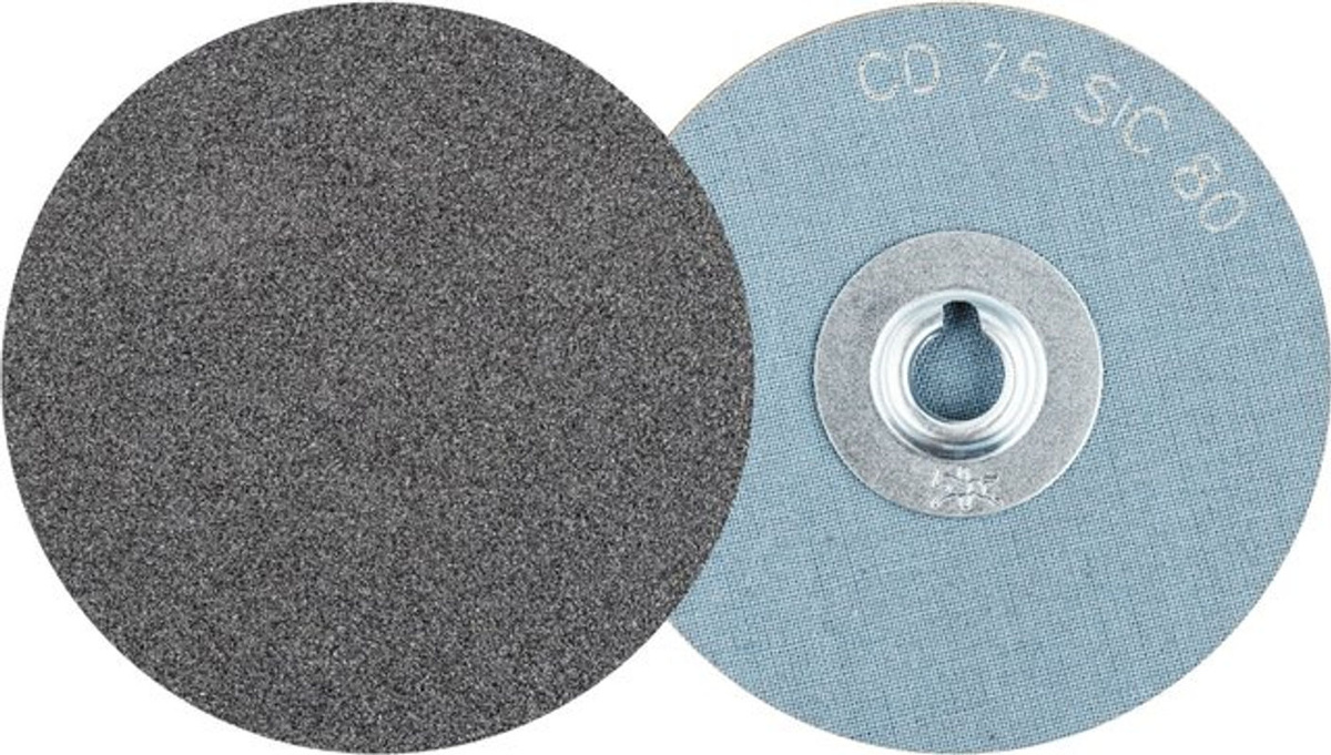 PFERD COMBIDISC SiC Schleifblatt CD Ø 75 mm Körnung 80, 50 Stück, grau - Bild 2