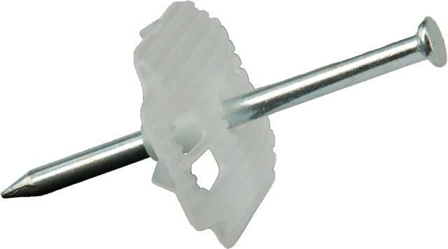 Don Quichotte Nagelscheiben aus Metall galvanisiert mit Nägeln, Durchmesser: 3,3 mm, Scheibengröße: 50 mm, Nagelgröße: 27 mm bis 34 mm, 100 Stück - Bild 1