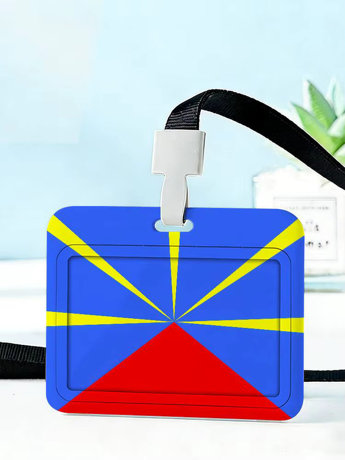 Fashion 974 R Reunion Island Logo Schutzhülle für Schulkarten, Ausweise und Buskarten in Multicolor aus Kunststoff - Bild 7