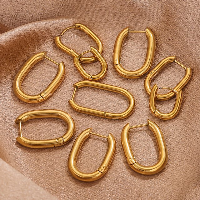 Elomia Hoop Ohrringe, Gold, Damen - Bild 1