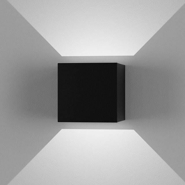DLS Lighting Secret LED-Wandleuchte in Schwarz aus Aluminium mit Up-Down-Lichteffekt und Dimmfunktion - Bild 1