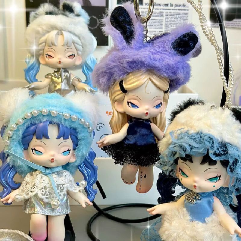 DODO NAMI Midnight Disco Serie Vinyl Blind Box Nette Nami Puppe als Desktop Ornament und Schlüsselanhänger in Multicolor - Bild 4