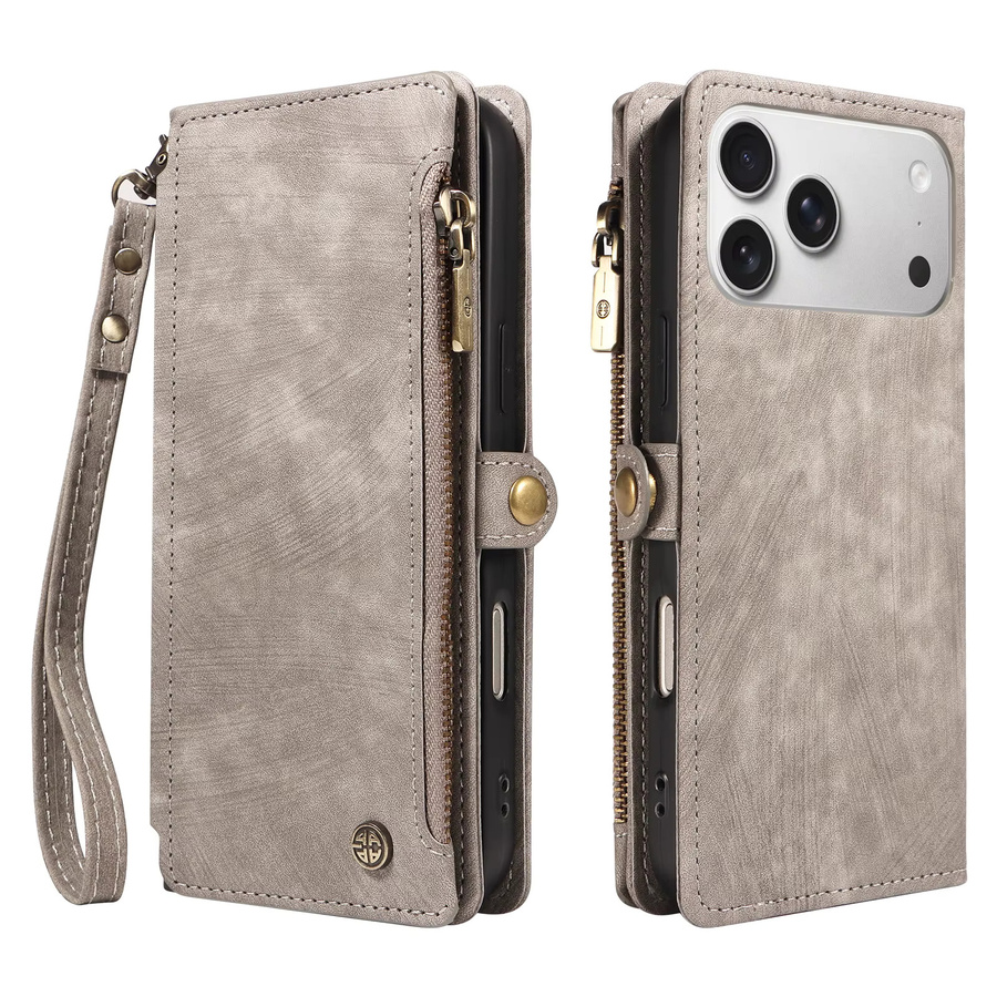 Xiaomi Handyhülle aus PU-Leder für Redmi 9C 10 10C 12C 13C 14C Note 10 Note 11 mit Kartenfächern und RFID-Blockierung in Grau - Bild 2