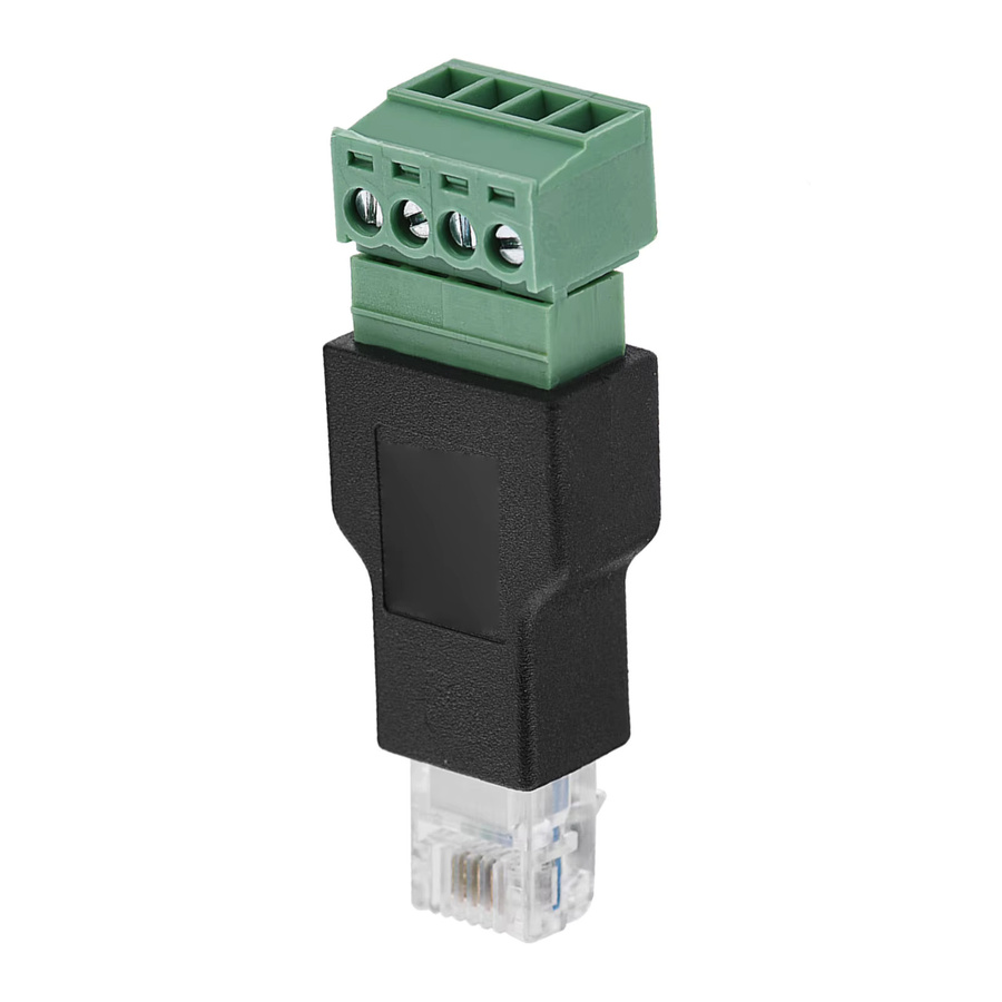 YOUTHINK RJ11 6P4C Stecker auf 4-polige Schraubklemmen Ethernet LAN Anschluss in Grün - Bild 4