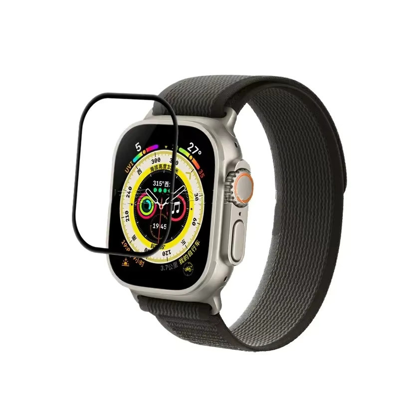 PEO Displayschutzfolie für Apple Watch 10, Ultra 2 und verschiedene Modelle (40 mm bis 49 mm), weiche Folie, transparent - Bild 4