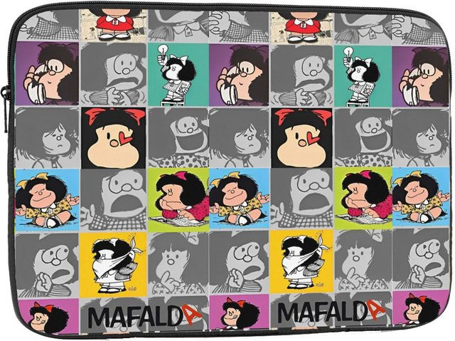 Stoßfeste Mafalda Cartoon Laptoptasche für Apple MacBook Air Pro in Multicolour - Bild 1
