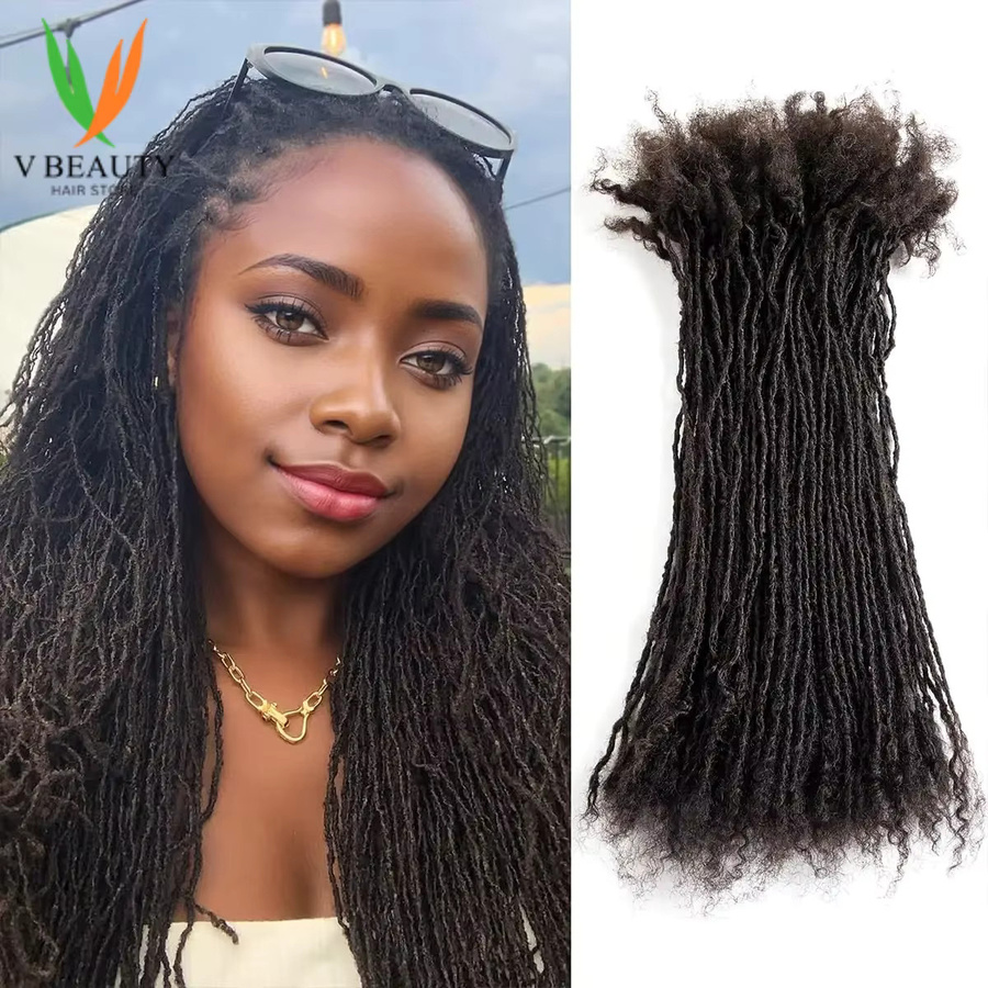 MAKI Dreadlock Extensions, 2 mm, 100 % Echthaar, Unisex - Bild 2