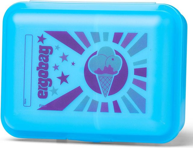 ergobag Brotdose Eis mit Trennstegen in Blau - Bild 1