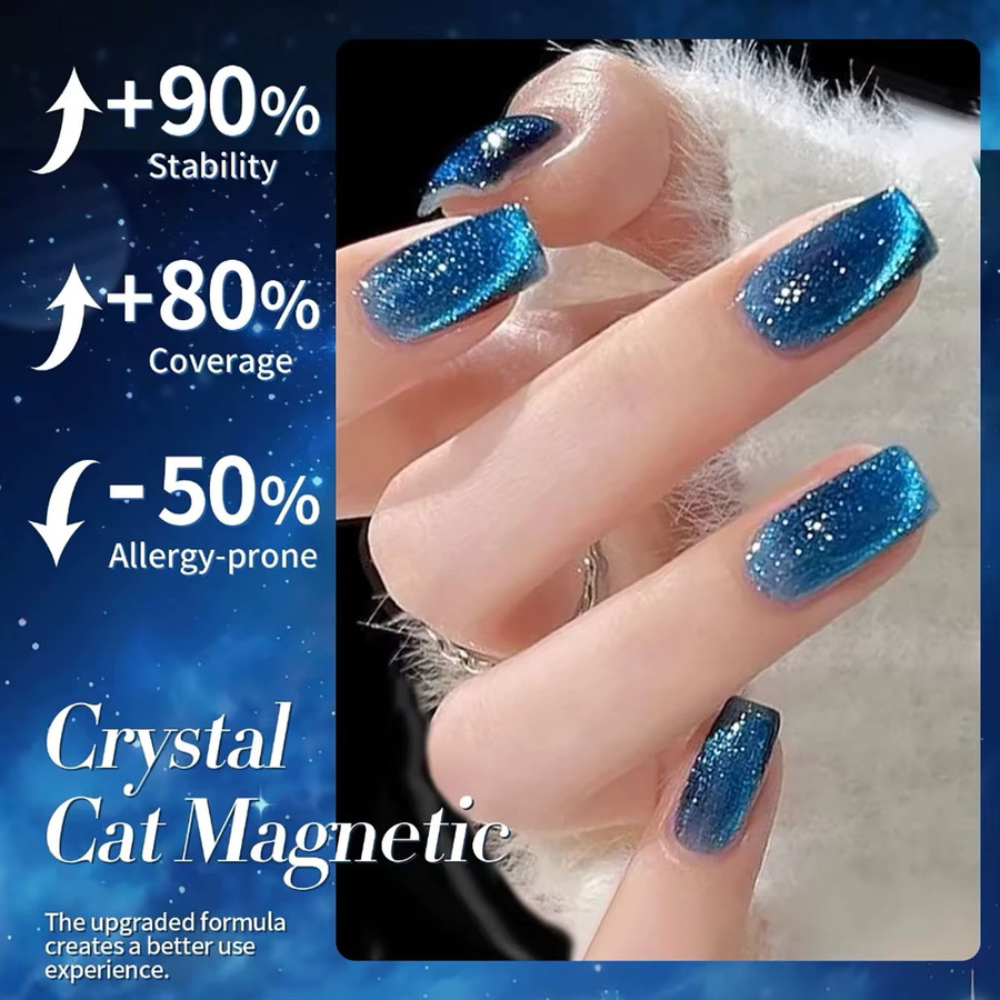 MIANEL Gel-Nagellack Blauer Ozean, Schimmernd - Bild 2