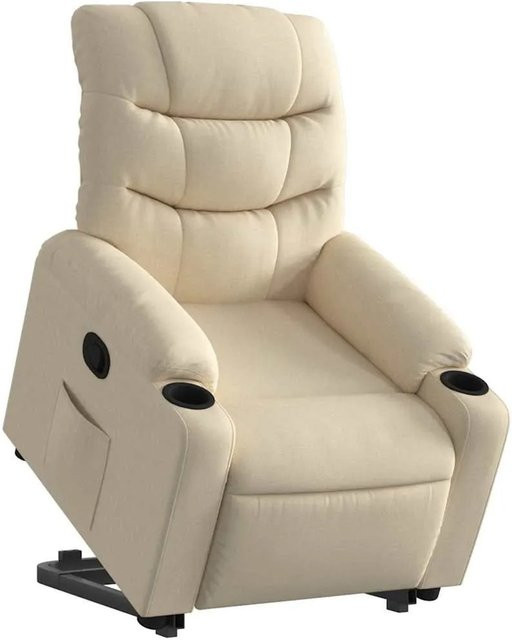 vidaXL Relaxsessel mit Aufstehhilfe in Beige aus Stoff - Bild 1