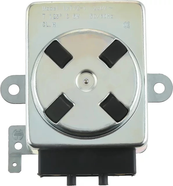 2er-Set DRELD Synchronmotor Ersatz für Grill BBQ Ofen, 220V AC, 6 Watt, Farbe: Silber, Universal Achse Spindel für Propan Gas LPG und elektrische Grills - Bild 1
