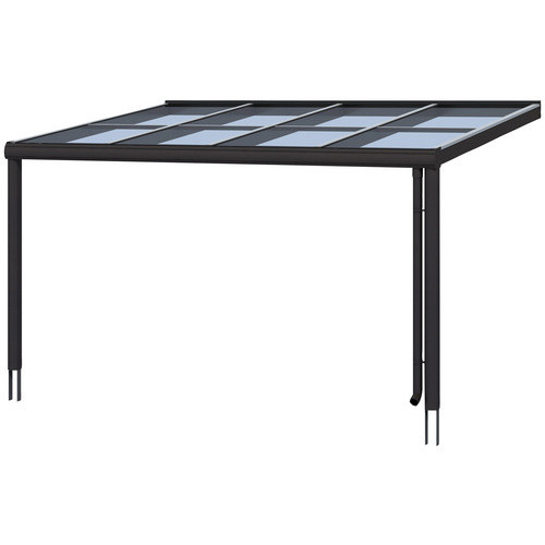 SKANHOLZ Terrassenüberdachung Modena aus Aluminium mit Verbund-Sicherheits-Glas in Schiefergrau, B/T: 434 x 357 cm - Bild 2