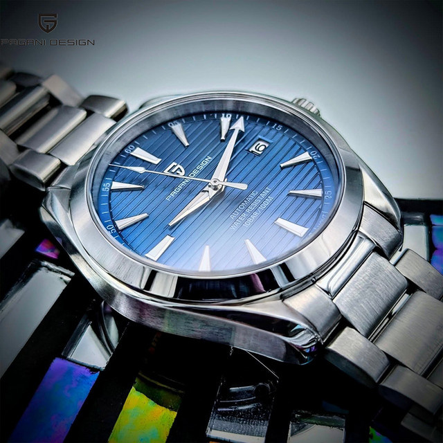 PAGANI DESIGN Automatik-Armbanduhr, Edelstahl, Saphirglas, Herren - Bild 1