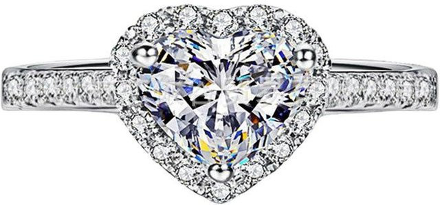 Ring, Diamant, Herzförmig, Damen - Bild 1